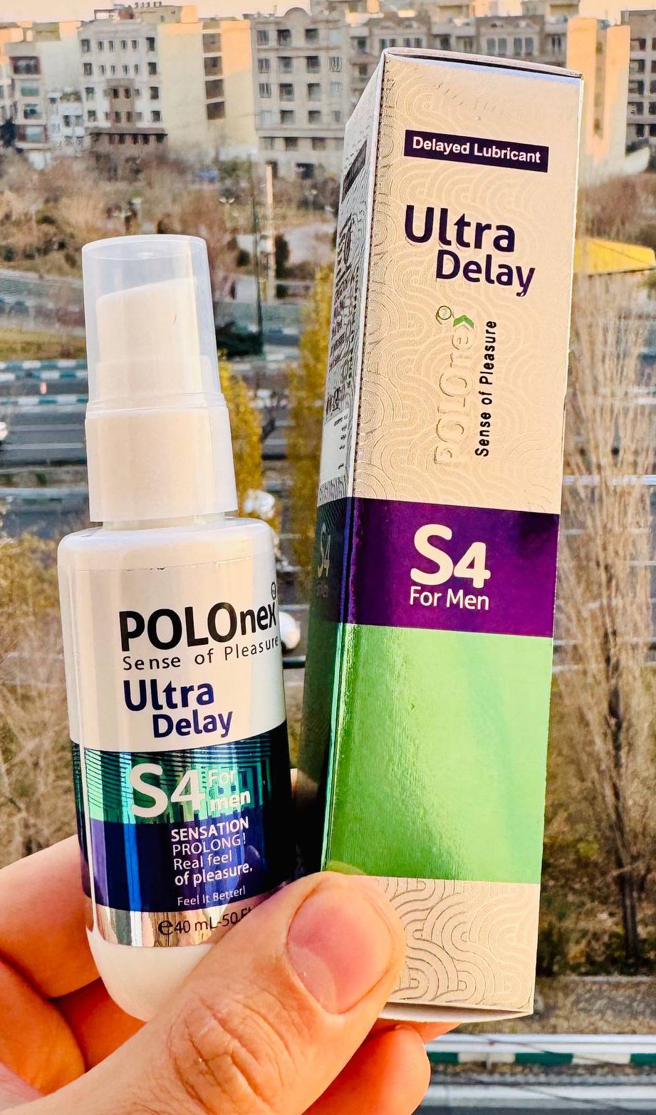 کرم تاخیری پولونکس polonex S4 بدون کرختی 40 میلی لیتر