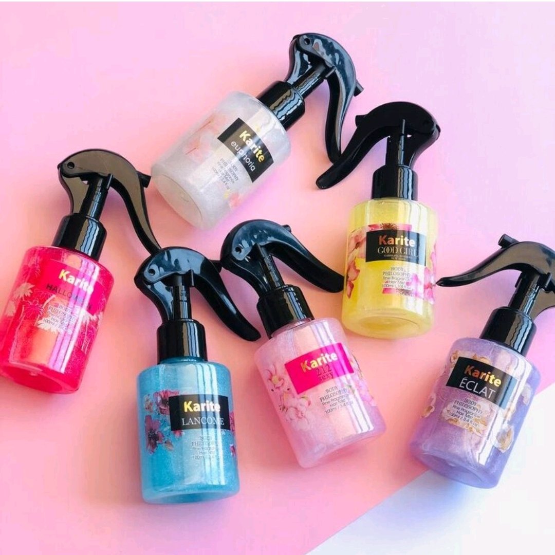 اسپری عطر مو لونیز حجم 100 میلی‌لیتر، با خاصیت خوشبو کننده، سازگار با انواع مو، مدل LOVELY VELVET
